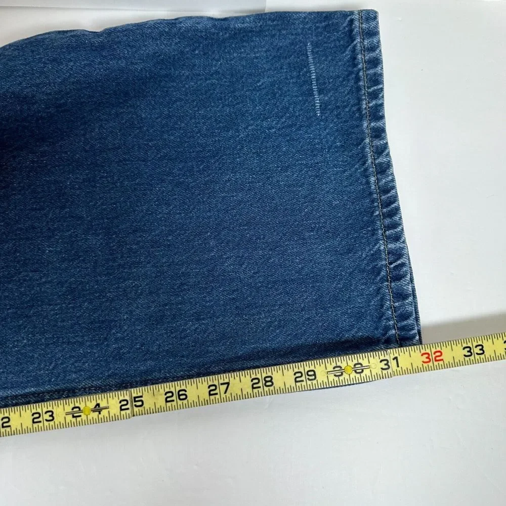 Carhartt 381-83 Workwear‎ Jeans Mens 42 X 32 Blue Denim Relaxed Fit High-Rise